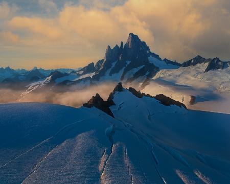 Davils Thumb in Sunset