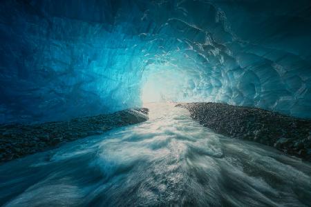 Rapids in Ice Cave