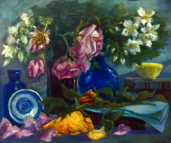 Faded Roses and Orange Blossom von Lee Campbell