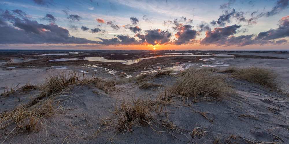 RA¥bjergmile sun down. von Leif Løndal