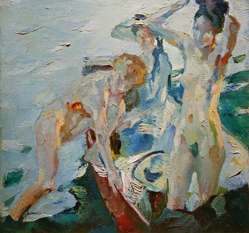 Badende von Leo Putz