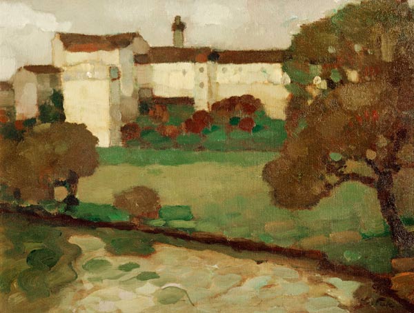 Ansicht von Dachau, um 1900. von Leo Putz