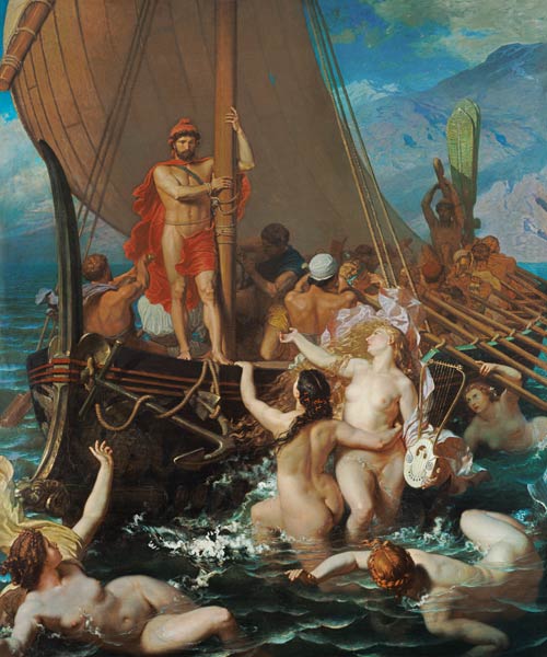 Ulysses and the Sirens von Leon-Auguste-Adolphe Belly
