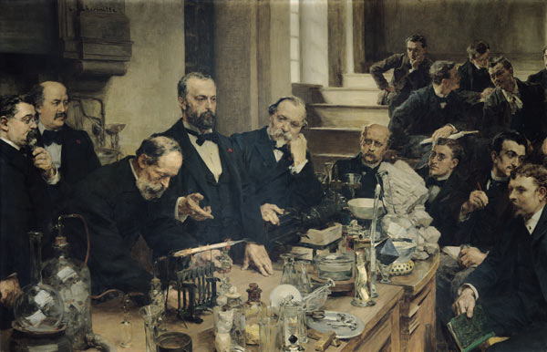 Henri Sainte-Claire Deville (1818-81) Lecturing von Leon Augustin Lhermite