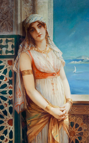 Haremsdame von Leon Francois Comerre