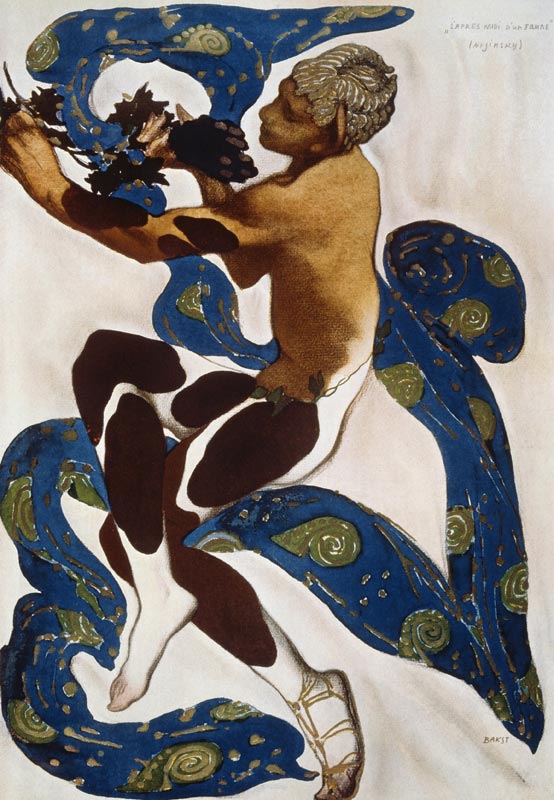 Faun. Kostümentwurf zum Ballett Nachmittag eines Fauns von C. Debussy von Leon Nikolajewitsch Bakst