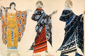 Kostümentwurf zum Theaterstück Ödipus auf Kolonos von Sophokles
