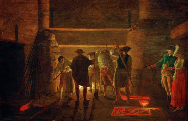 Besuch in einer Gießerei von Leonard Defrance