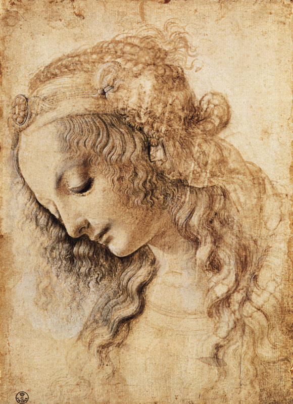 Frauenkopf von Leonardo da Vinci
