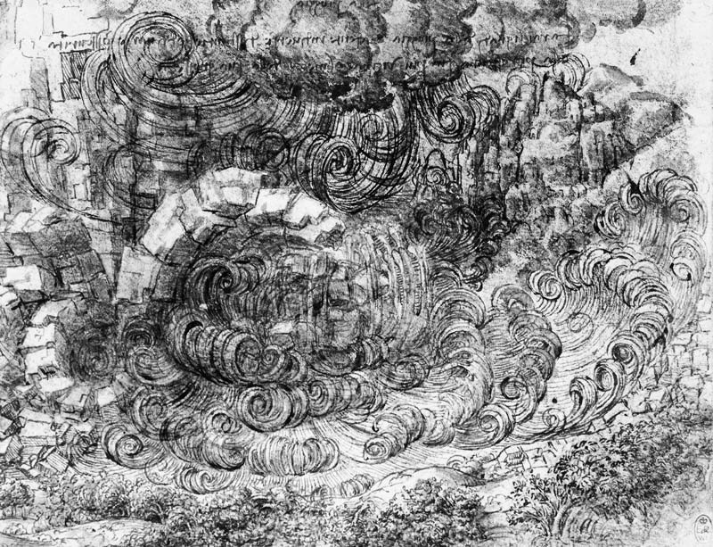Sintflut von Leonardo da Vinci
