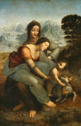Jungfrau und Kind mit Hl. Anna (vor der Restaurierung von 2012)