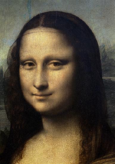 Detail of the Mona Lisa