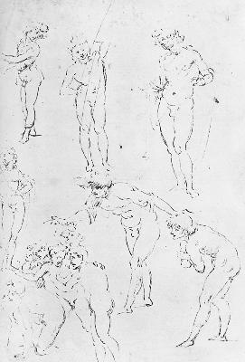 Figural Studies for the Adoration of the Magi