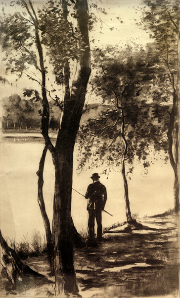 Der Angler von Lesser Ury