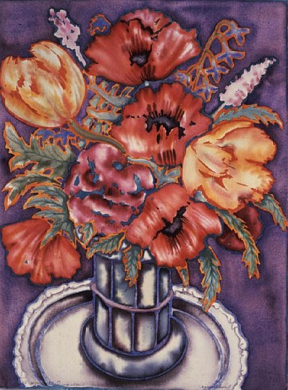 Florabundance (watercolour)  von Lillian  Delevoryas