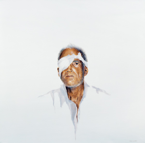 Recovery Room, Medinipur (oil on canvas)  von Lincoln  Seligman