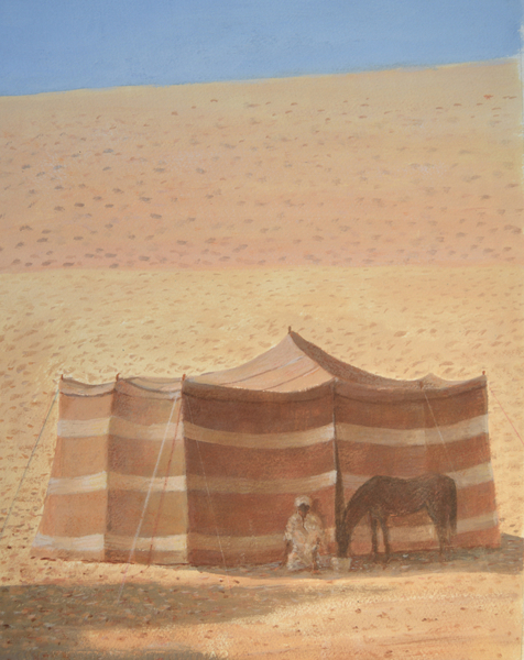 Desert Tent Rajasthan von Lincoln  Seligman