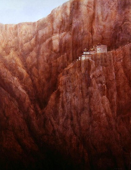 Monastery, Paro (oil on canvas)  von Lincoln  Seligman