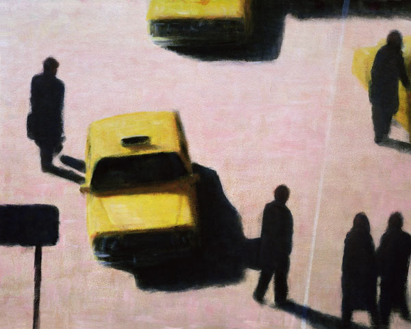 New York Taxis, 1990 (acrylic on canvas)  von Lincoln  Seligman