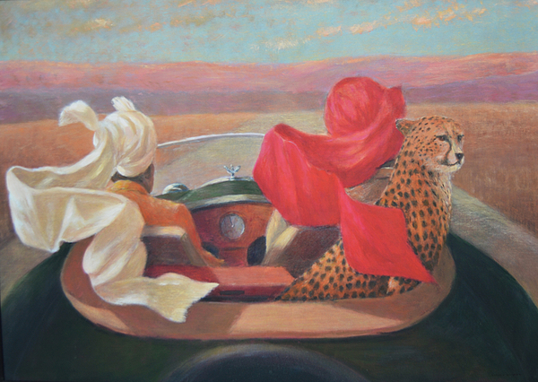 On the Road, green rolls von Lincoln  Seligman