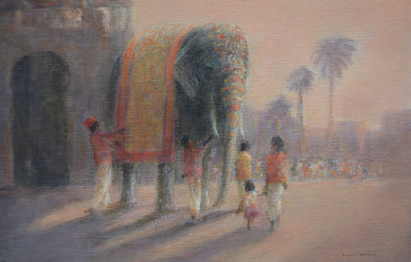 Painted Elephant von Lincoln  Seligman