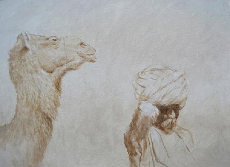 Rabari leading camel