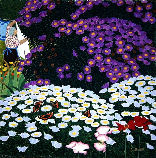 Hanging up washing von Linda  Benton