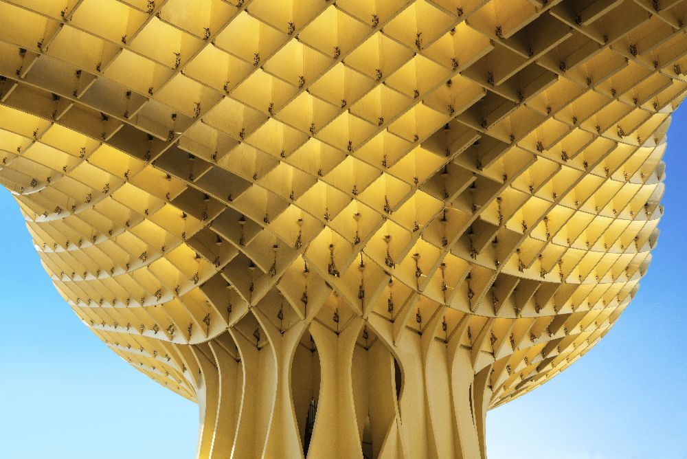 Stadt Sonnenschirm von Linda Wride