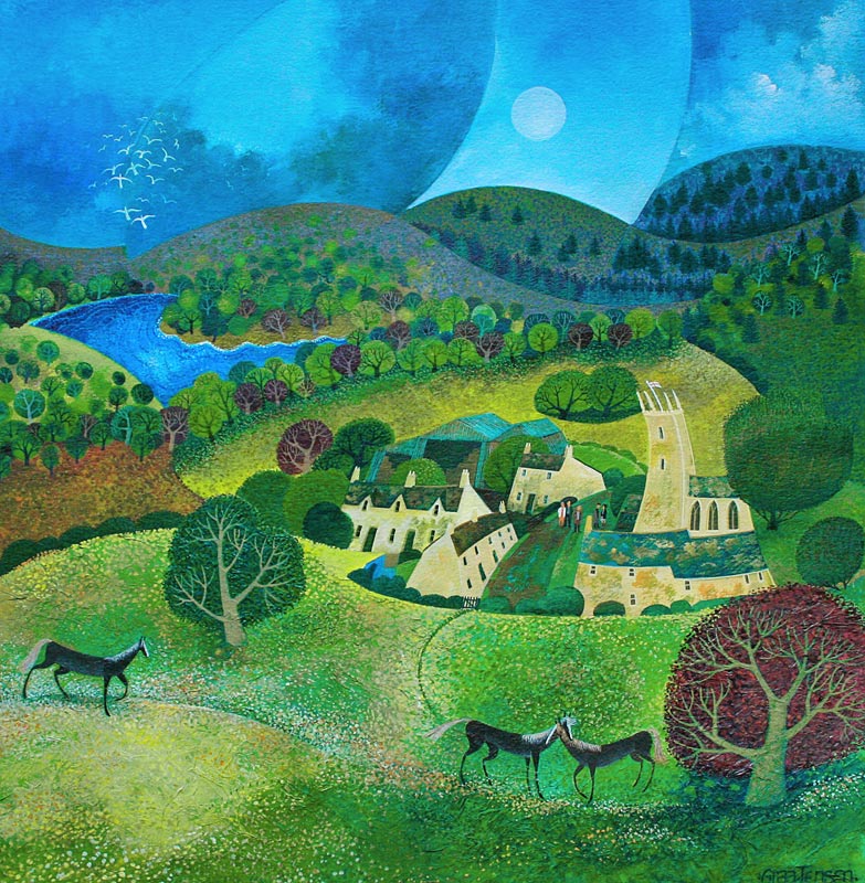 Devonshire Village von Lisa Graa Jensen