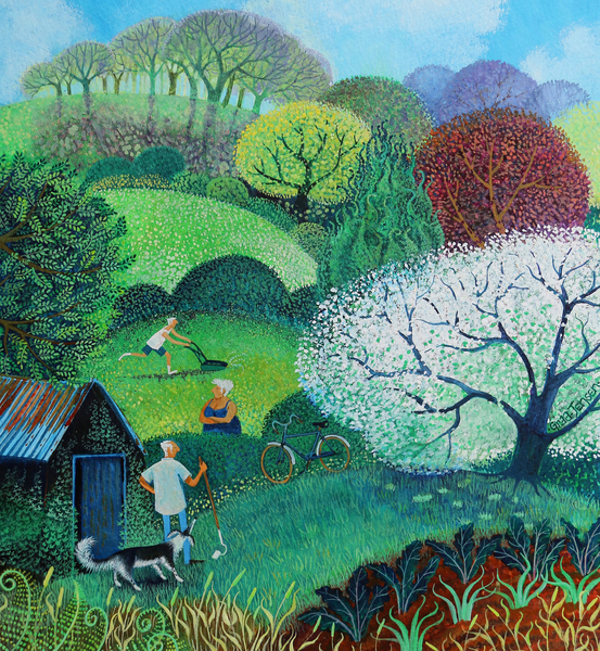 Garden on the Downs von Lisa Graa Jensen
