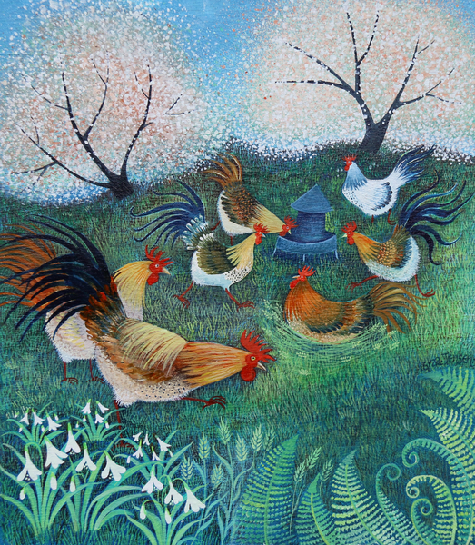 Orchard Hens von Lisa Graa Jensen