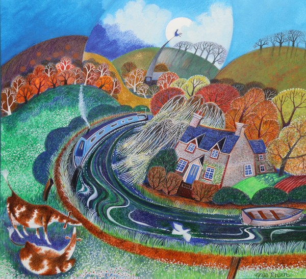 St. Catherines, river Wey von Lisa Graa Jensen