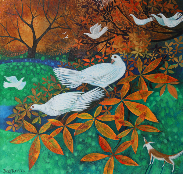 White Doves von Lisa Graa Jensen