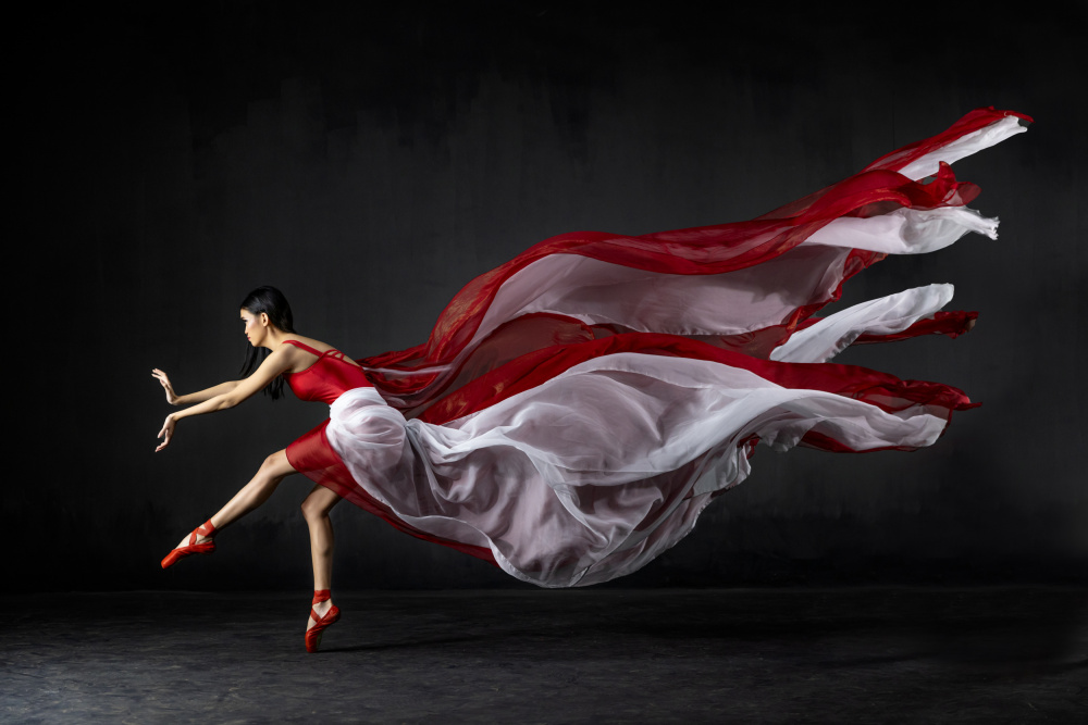 Ballerina Red n White von Lisdiyanto Suhardjo
