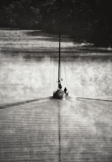 Sailing on the smoky river...