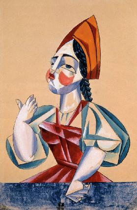 Kostümentwurf zum Theaterstück Das Märchen vom Popen und seinem Knecht Balda von A. Puschkin