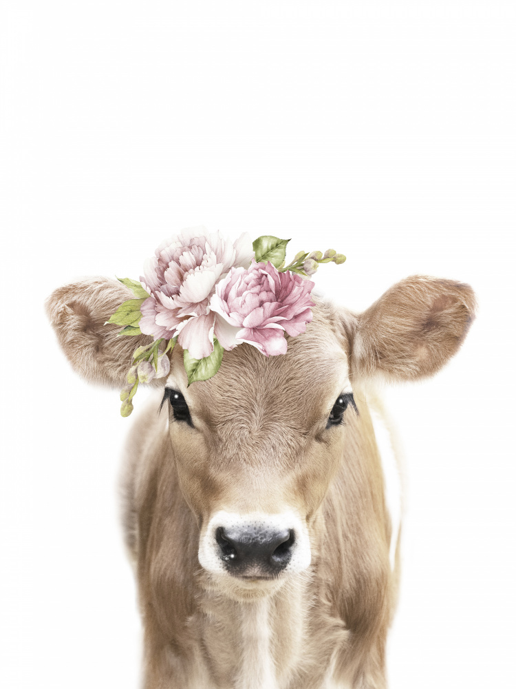 Floral Baby Calf von Lola Peacock