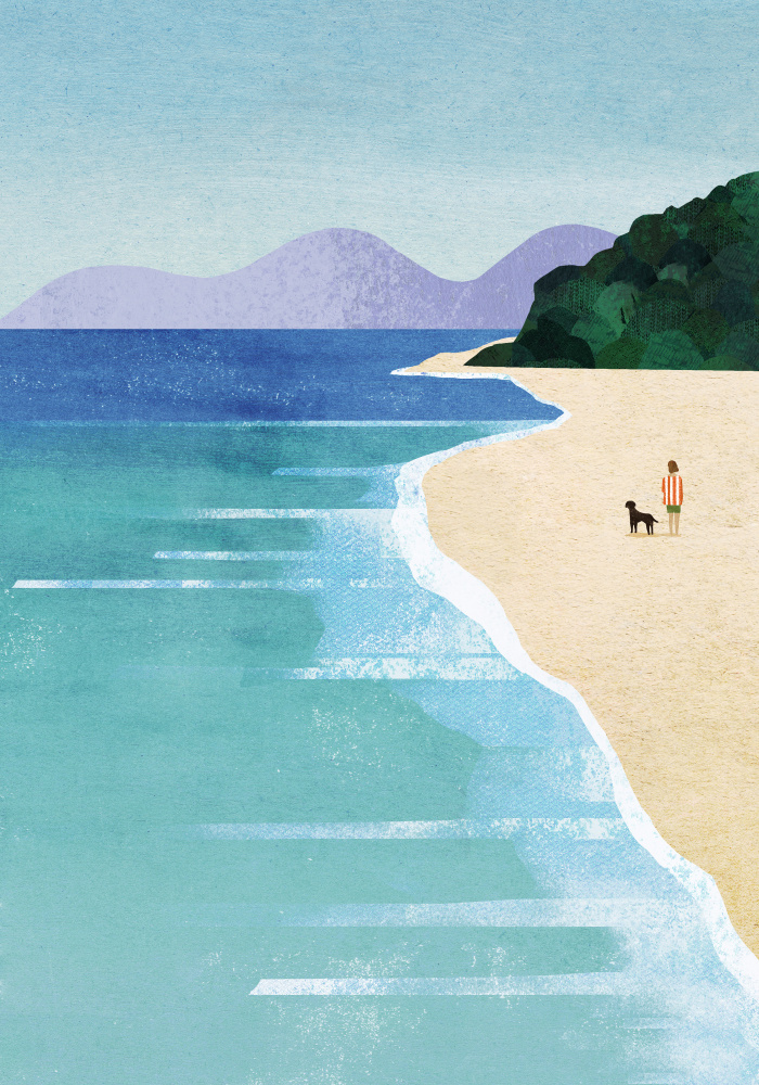 Beach Girl iii von longwayhome