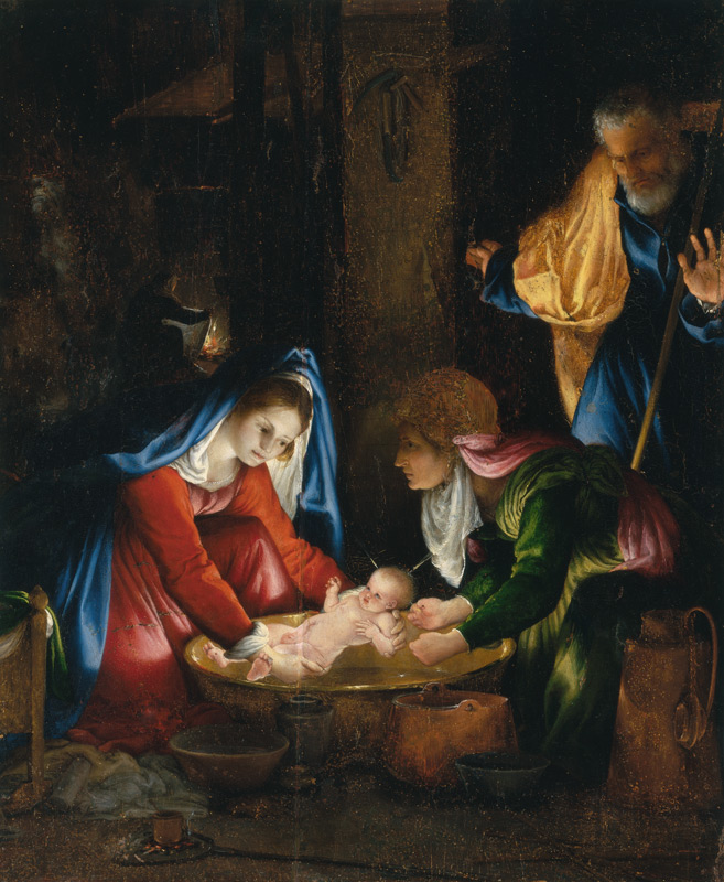 The Nativity von Lorenzo Lotto