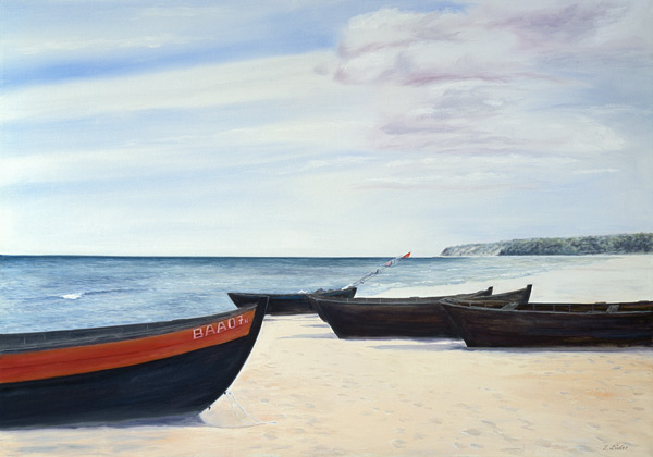 Fischers Reichtum am Strand von Lothar Lüder