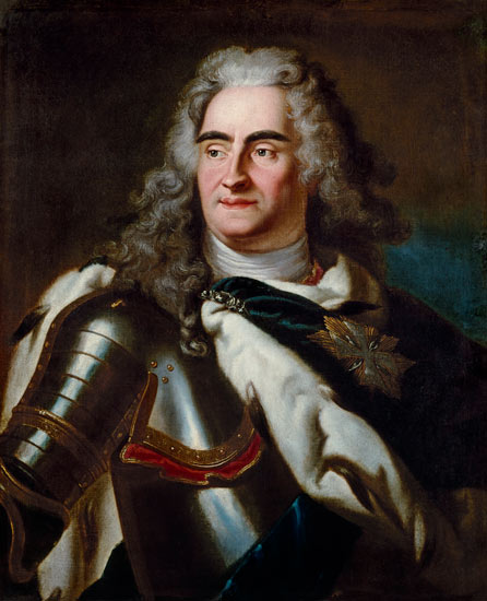 August der Starke von Louis de Silvestre
