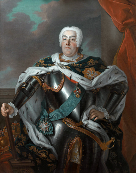 Porträt von August III., König von Polen und Großherzog von Litauen von Louis de Silvestre