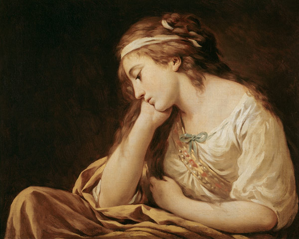 Melancholy von Louis François Lagrenée