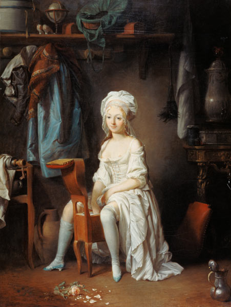 Bei der Morgentoilette von Louis-Léopold Boilly