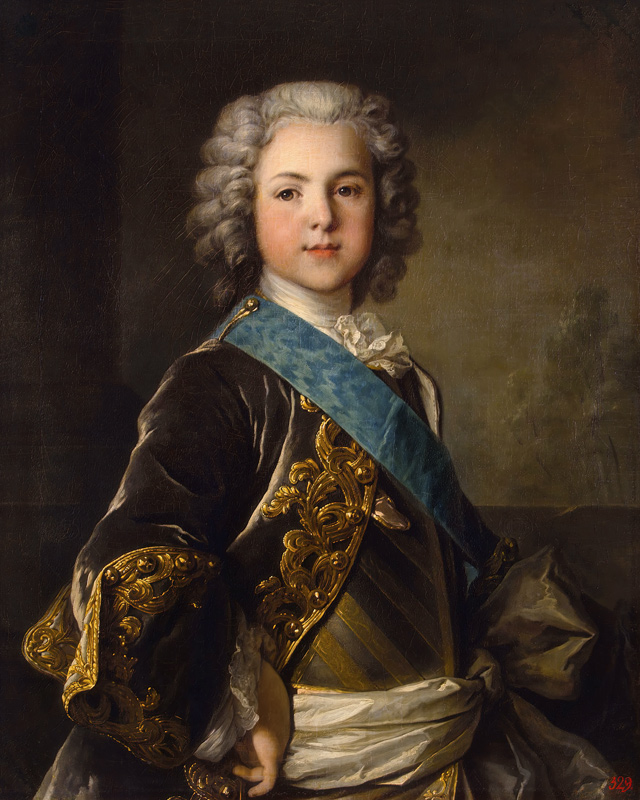 Ludwig XV. als Dauphin von Frankreich von Louis Tocqué