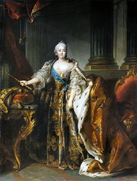 Porträt der Kaiserin Elisabeth (1709-1762)