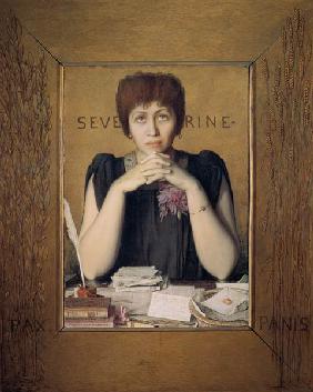 Portrait of Severine (Caroline Remy) (1855-1929)