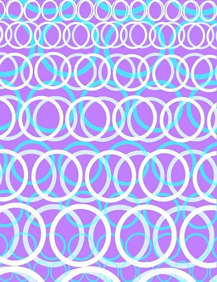 Round Cirlces von  Louisa  Hereford