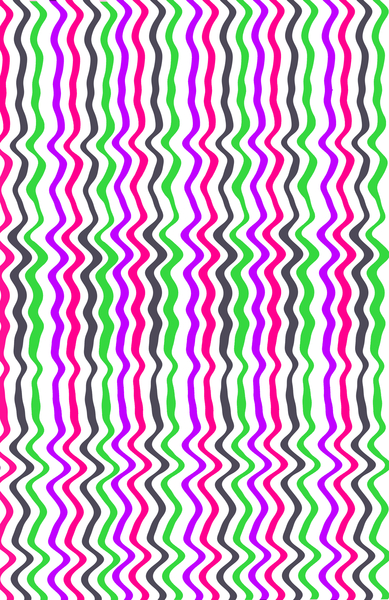 Wavy Stripe von  Louisa  Hereford