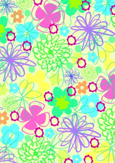 Graphic Flowers von  Louisa  Knight